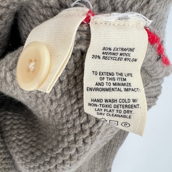 Alex Mill Sabine Collared Wool Blend Cardigan Sweater In Tiramis - Picture 7 of 8